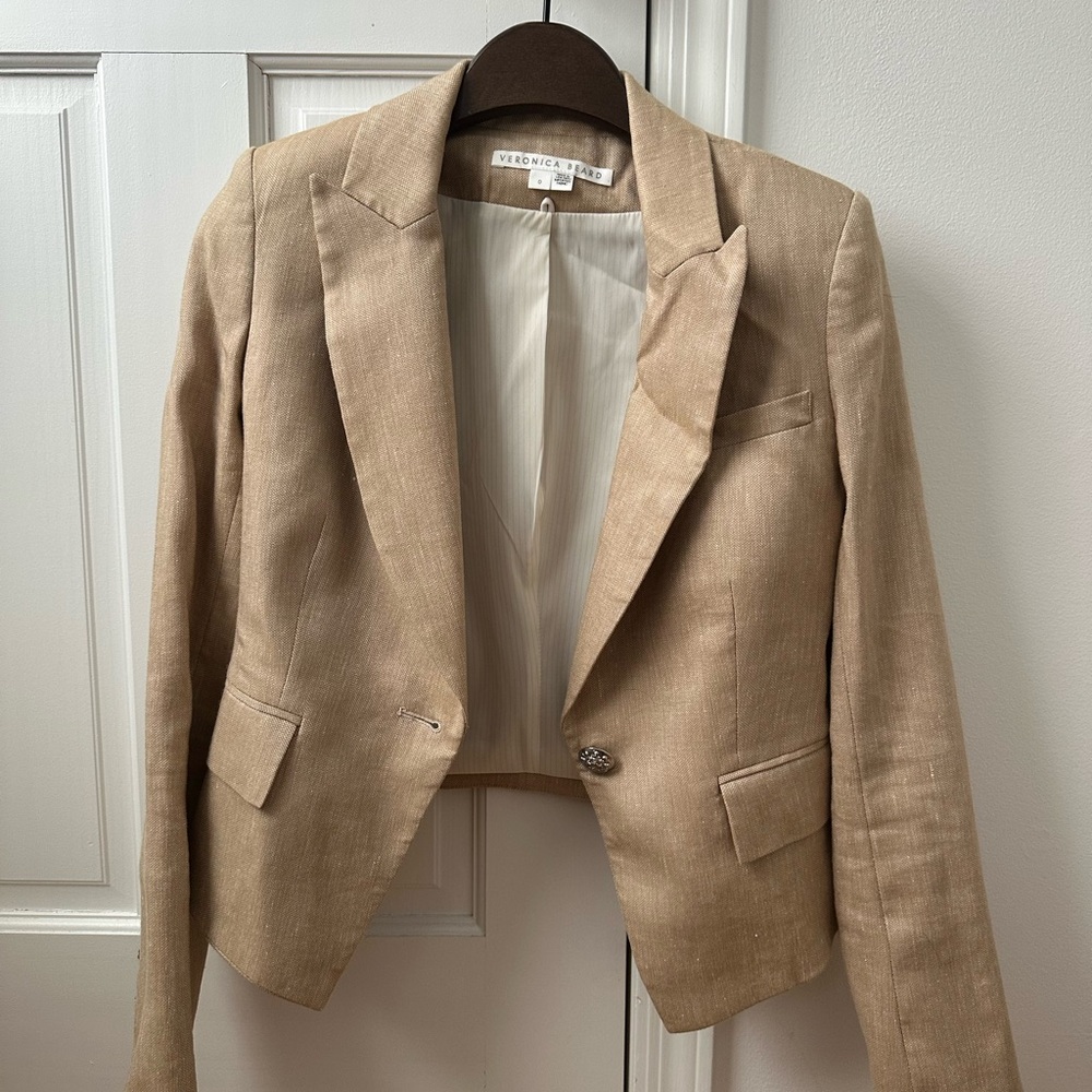 Veronica Beard Tan Women's Blazer
